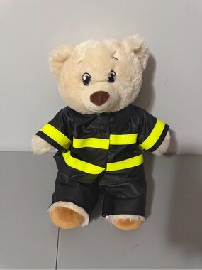 Build A Bear Happy Hugs Teddy Bear Workshop Bear Firefighter Costume